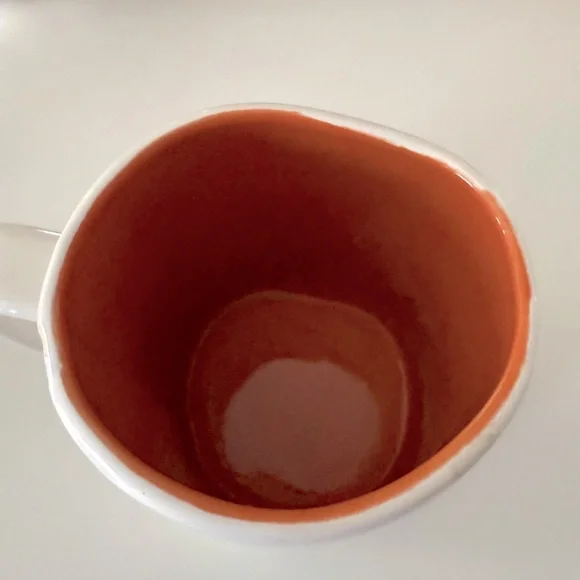 Rae Dunn Pumpkin Spice Mug - Cream and Orange - Picture 3 of 5